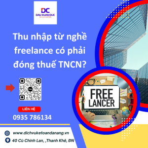 THU NHẬP TỪ NGHỀ FREELANCE CÓ PHẢI ĐÓNG THUẾ TNCN?