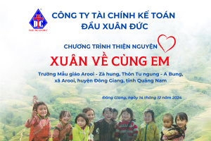 Chương trình thiện nguyện 2024 – Xuân về cùng em