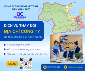 DỊCH VỤ THAY ĐỔI ĐỊA CHỈ CÔNG TY SAU SÁP NHẬP ĐỊA GIỚI HÀNH CHÍNH