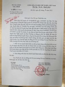 Tạm dừng thanh kiểm tra cho đến khi hoàn thành việc sáp nhập, sắp xếp xong bộ máy
