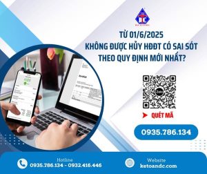 Từ 01/6/2025 không được hủy hóa đơn điện tử có sai sót theo quy định mới nhất?